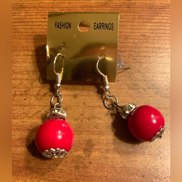 Orange & Red Bracelet-Earrings Set (NWOT) - Picture 8 of 9